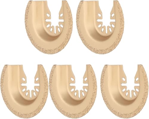 Candeon Oszillierende Multitool-5PC-Hartmetall-Oszillations-Multitool-Sägeblatt-Kits für Mörtelbetonmauerwerk von Candeon