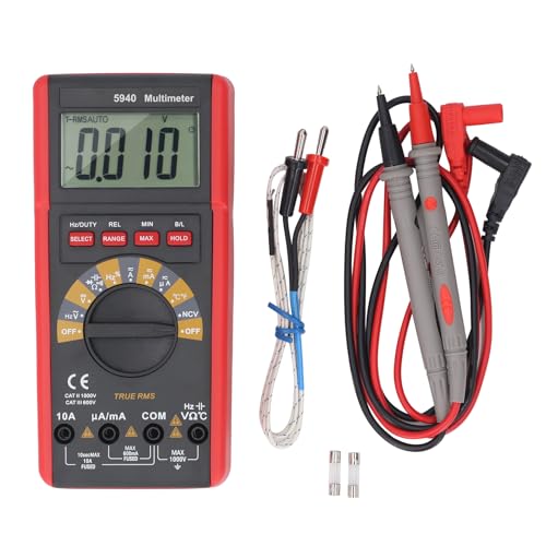 Candeon Smart Digital Multimeter, Taschen -Multimeter -Voltmeter -Elektrik -Tester für Wechselstromspannung, Multi -Meter -Spannungstester -Stromwiderstandskapazitätsmessgerät für von Candeon