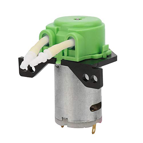 DC 6V Mikro-Wasser-Flüssigkeits-Peristaltikpumpe, Wasser-Peristaltikpumpe, Mikro-Peristaltikpumpe Für Aquarium-Laboranalytik, 2 X 4 Mm(Grün) von Candeon