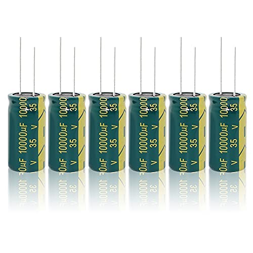 35V 10000UF Kondensator, 5 Stück Elektrolytkondensator Hochfrequenz Aluminium Elektrolyt-Kondensator, 18x 35mm Elektrolytkondensatoren Für TV, Lcd-Monitor, LED-Beleuchtung, Haushaltsgeräte von Candeon