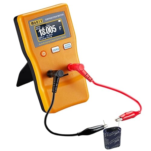 Kapazitätsmessgerät, 0.01pf Bis 470mf Kondensator Tester Auto-Ranging Kapazitätsmesser Handheld Kapazität Tester Capacitance Meter Kondensator Messgerät Kapazitätenmessgeräte Mit 2 Testclips Kapazitätsmessgerät, 0.01pf Bis 470mf Kondensator Tester Auto-Ranging Kapazitätsmesser Handheld Kapazität Tester Capacitance Meter Kondensator Messgerät Kapazitätenmessgeräte Mit 2 Testclips von Candeon