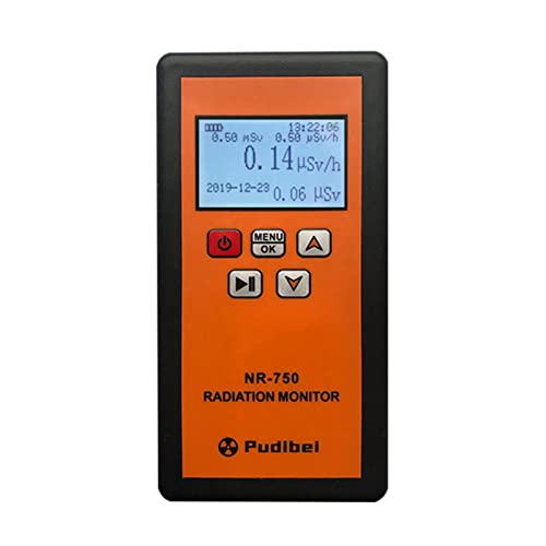 Nuklearstrahlungsdetektor Handheld Geigerzähler Nuklear mit LCD-Display Strahlungsdetektor Strahlungsdosimeter Nuklear X, Y und harte Betastrahlen Tester Geigerzähler(NR-750) von Candeon