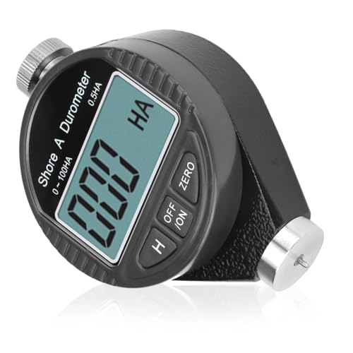 Digitales Durometer, Shore A Härte Durometer Härteprüfer 100HD, Digitales Härtemesser Durometer Messgerät LCD Display Shore-A-Härte-Meter Für Gummi,Reifen Kunststoff Und Soft Materials von Candeon