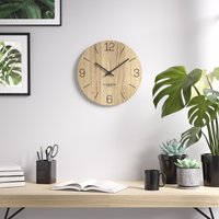 Cander Berlin Mnu 2725 D Lautlose Wanduhr 25 cm Ohne Ticken Analog Wohnzimmer Modern von CanderBerlin