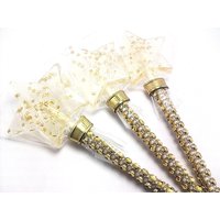 10 Klare Sterne Lutscher Mit Essbaren Sternen Auf Bling Sticks - Twinkle Little Star Gastgeschenke von CandiedCakes