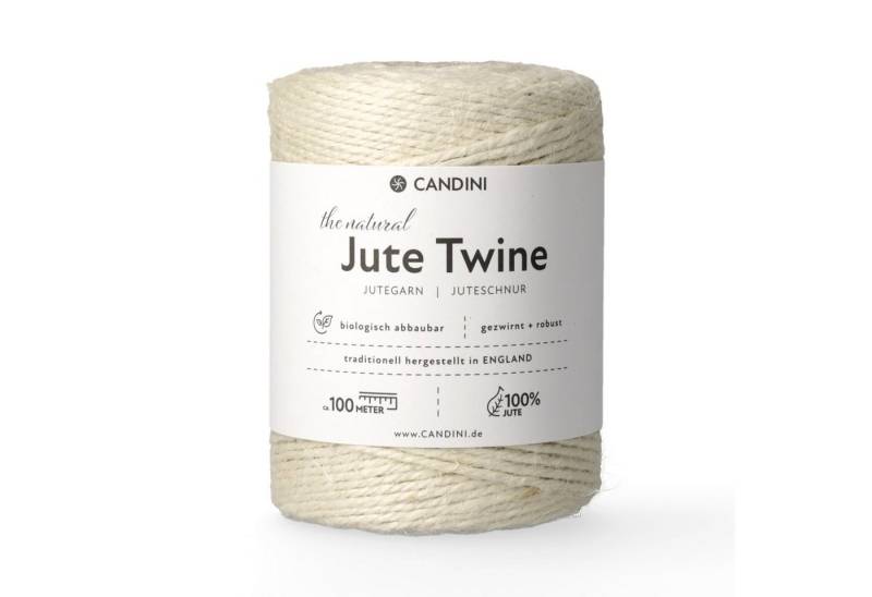 Candini Jutegarn Bastelgarn, 100 m, mandel von Candini