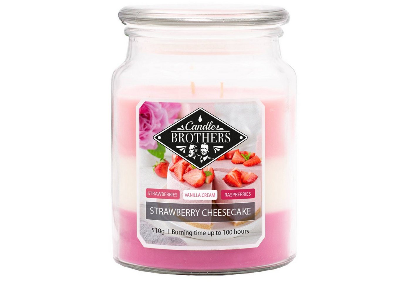 Candle BROTHERS Duftkerze Candle Brothers, Strawberry Cheesecake Candle BROTHERS Duftkerze Candle Brothers, Strawberry Cheesecake von Candle BROTHERS