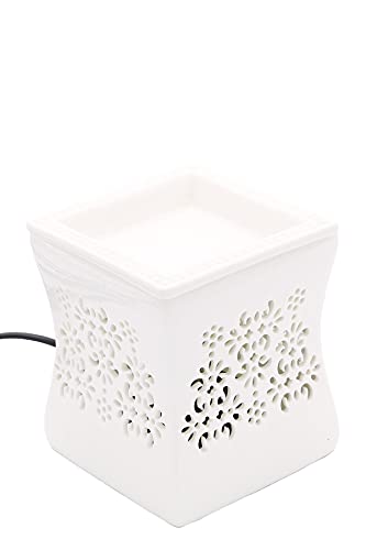 Candle-Brothers elektrische Duftlampe für Zuhause | Duftlampe NATA | Aromalampe für Duftwachs | Raumduft Elektrisch | Weiße Duftlampe aus Keramik | Lampe für Büro, Schlafzimmer, Yoga Candle-Brothers elektrische Duftlampe für Zuhause | Duftlampe NATA | Aromalampe für Duftwachs | Raumduft Elektrisch | Weiße Duftlampe aus Keramik | Lampe für Büro, Schlafzimmer, Yoga von Candle-Brothers