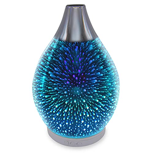 Candle-Brothers elektrischer Aroma Diffuser mit LED Funktion für Dein Zuhause - Diffuser Heby - Der Lufterfrischer mit Farbspiel für das Büro, Schlafzimmer, Wohnzimmer von Candle-Brothers