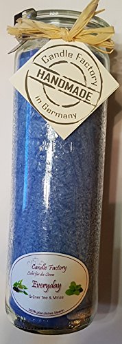 Candle Factory - Big Jumbo Duftkerze im Weckglas Duft: Everyday - Grüner Tee & Minze (2018) ca. 21cm x 7cm von Candle Factory