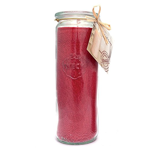 Candle Factory Big Jumbo Kerze im Weckglas Farbe: altrot von Candle Factory