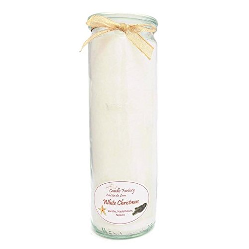 Candle Factory - Big Jumbo Kerze im Weckglas Farbe: weiß von Candle Factory