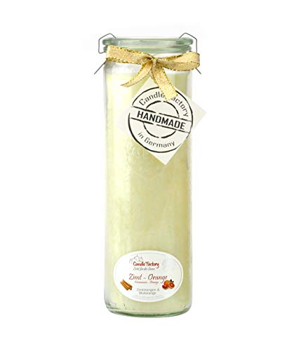 Candle Factory - Big Jumbo Kerzen Windlicht Duft: Zimt - Orange 306-091 von Candle Factory