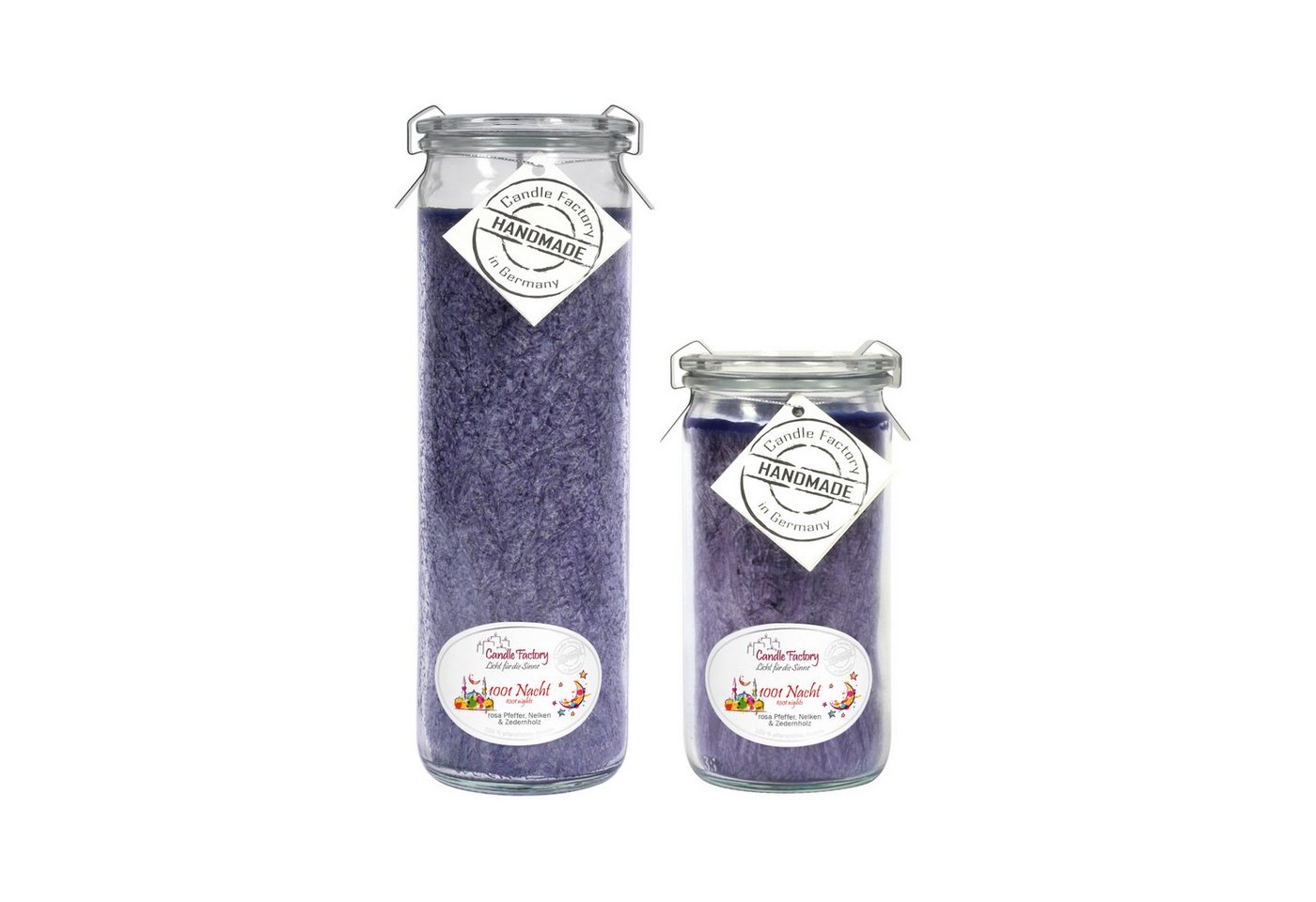 Candle Factory Duftkerze Candle Factory Kerzen-Set 1001 Nacht Big + Mini Jumbo Duftkerze von Candle Factory