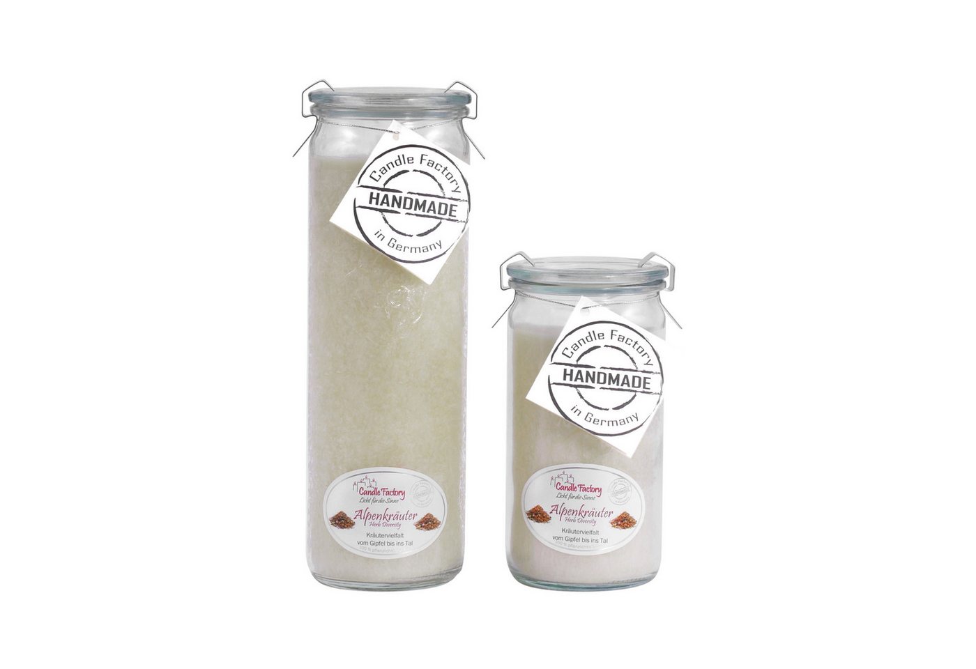 Candle Factory Duftkerze Candle Factory Kerzen-Set Alpenkräuter Big + Mini Jumbo Duftkerze Candle Factory Duftkerze Candle Factory Kerzen-Set Alpenkräuter Big + Mini Jumbo Duftkerze von Candle Factory