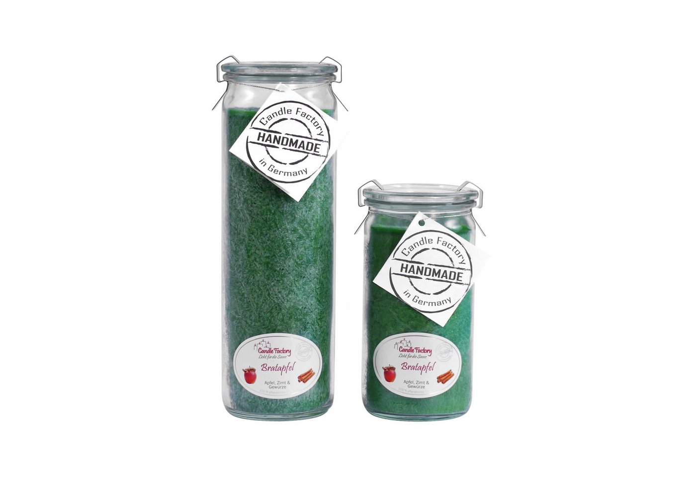 Candle Factory Duftkerze Candle Factory Kerzen-Set Bratapfel Big + Mini Jumbo Duftkerze von Candle Factory