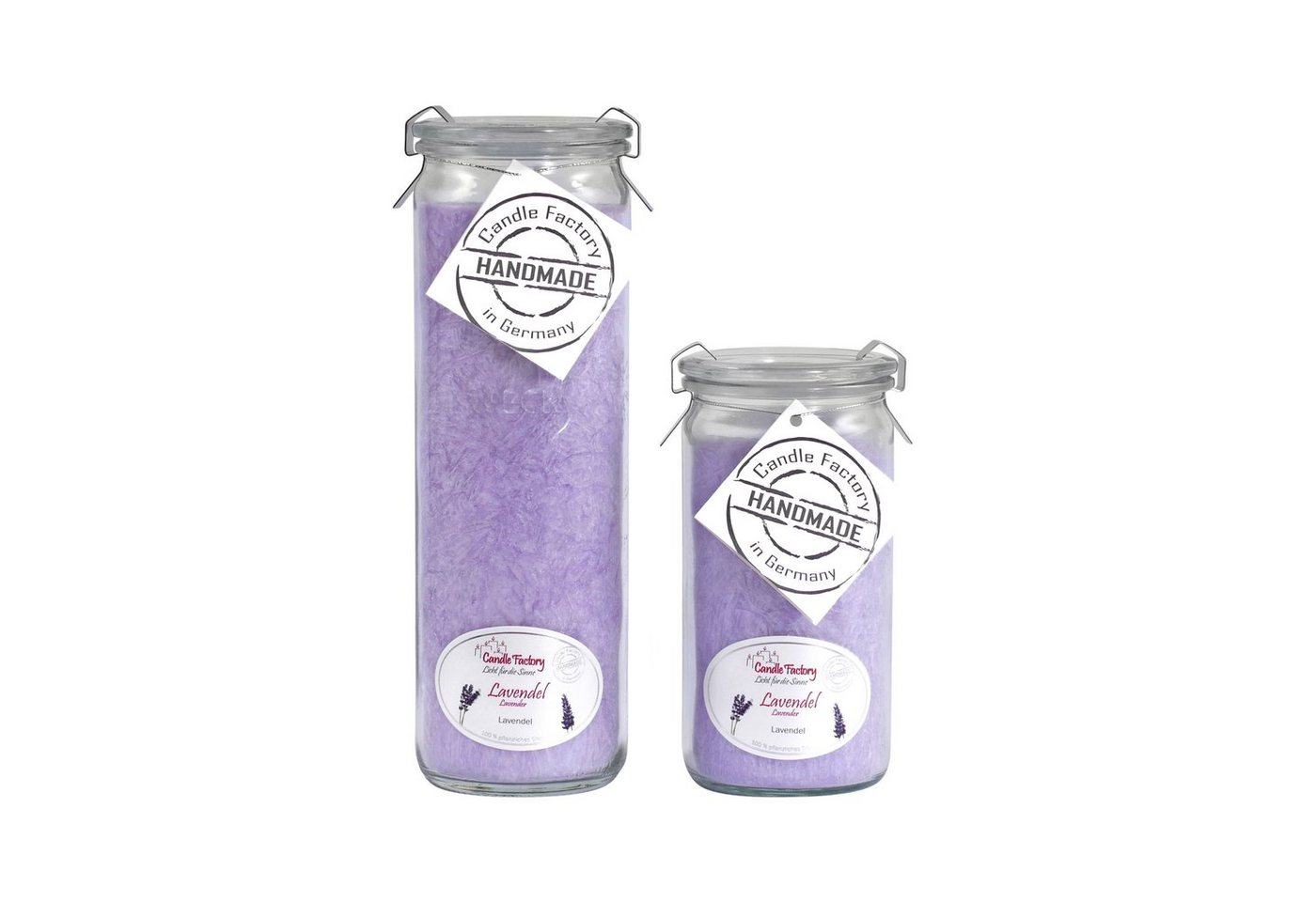 Candle Factory Duftkerze Candle Factory Kerzen-Set Lavendel Big + Mini Jumbo Duftkerze Candle Factory Duftkerze Candle Factory Kerzen-Set Lavendel Big + Mini Jumbo Duftkerze von Candle Factory