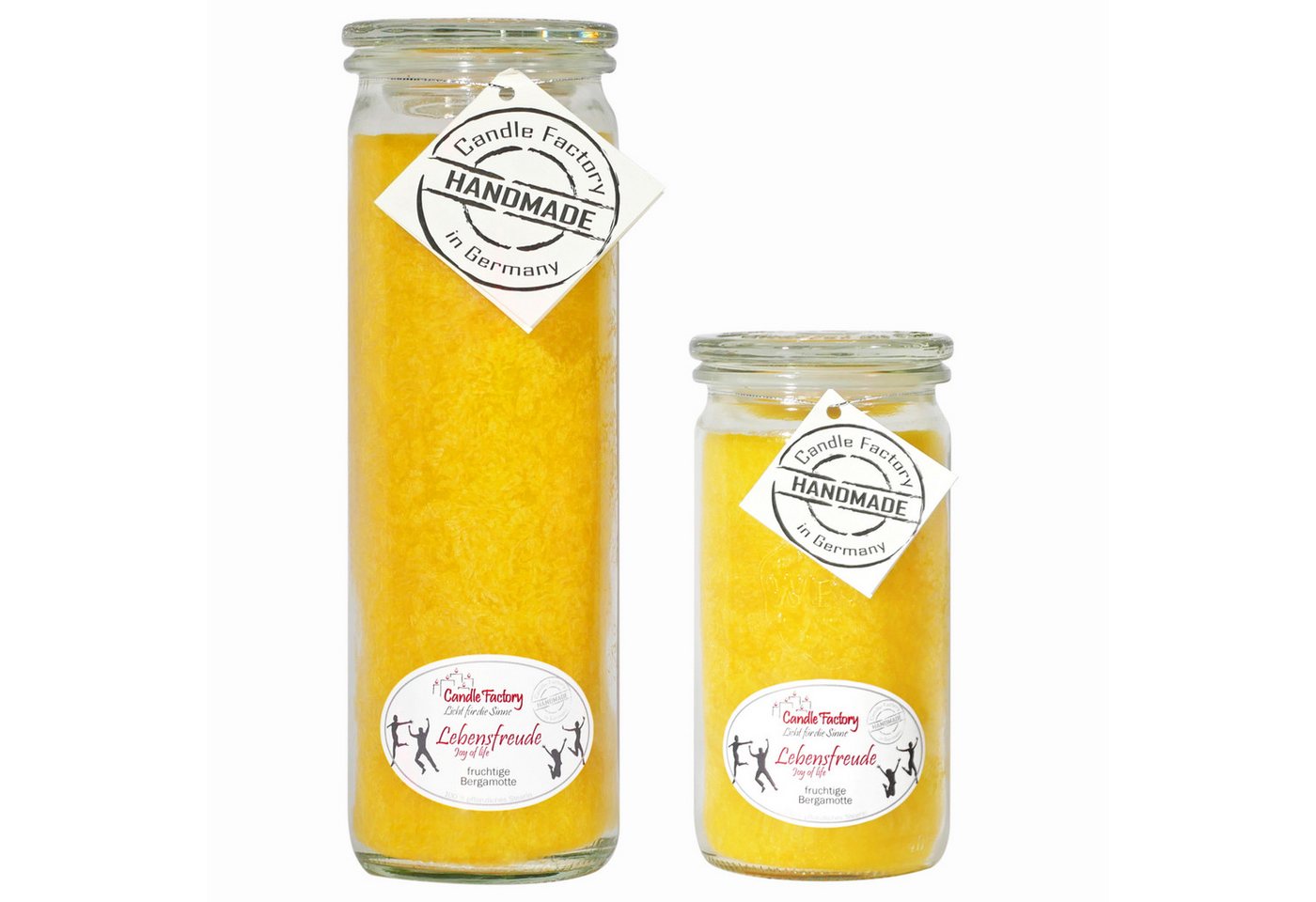 Candle Factory Duftkerze Candle Factory Kerzen-Set Lebensfreude Big + Mini Jumbo Duftkerze Candle Factory Duftkerze Candle Factory Kerzen-Set Lebensfreude Big + Mini Jumbo Duftkerze von Candle Factory