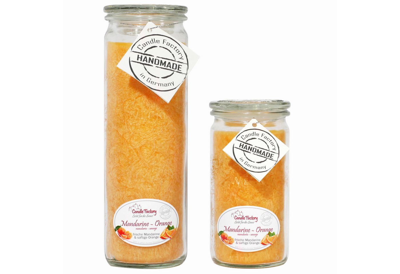Candle Factory Duftkerze Candle Factory Kerzen-Set Mandarine-Orange Big + Mini Jumbo Duftkerze von Candle Factory