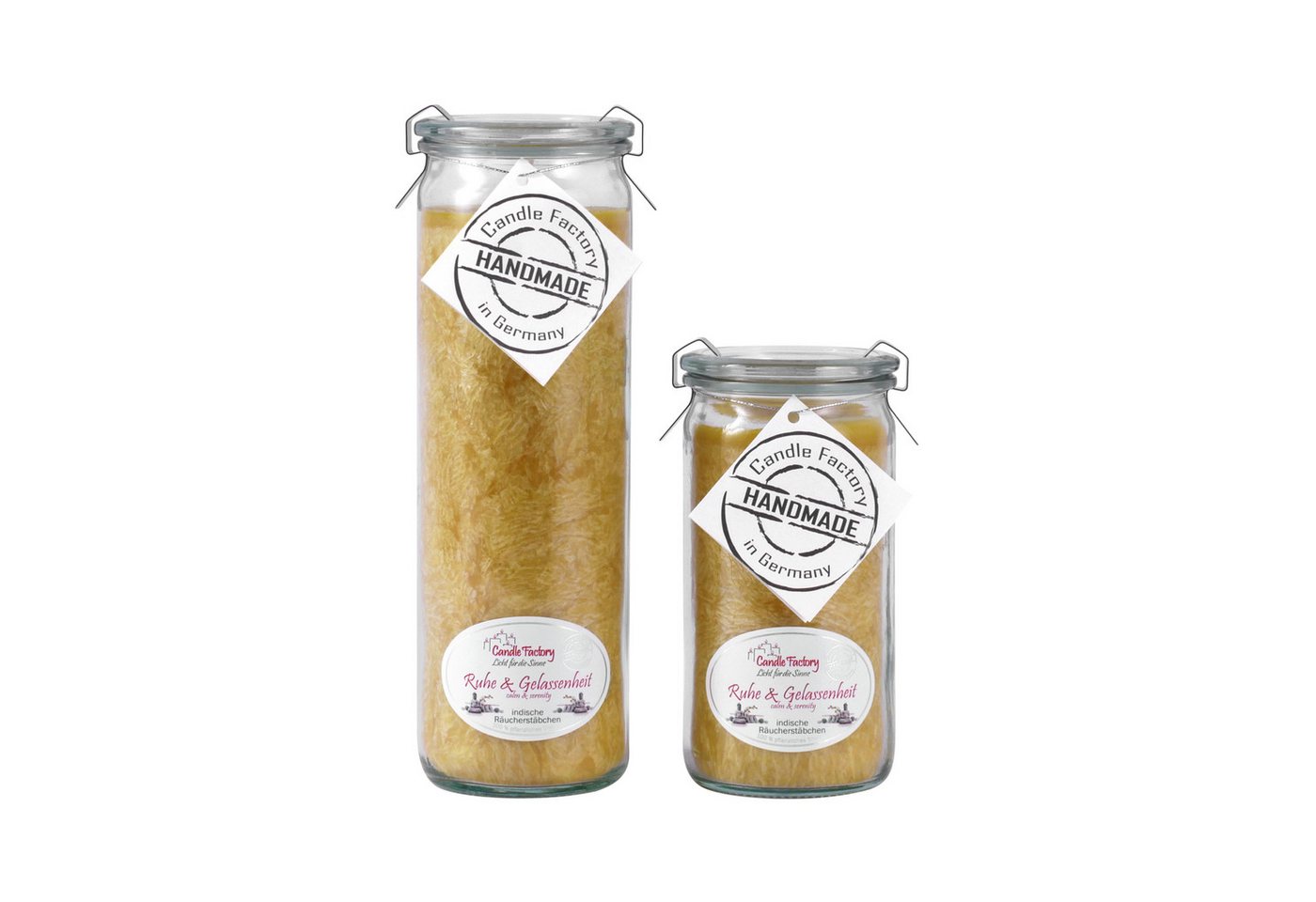 Candle Factory Duftkerze Candle Factory Kerzen-Set Ruhe & Gelassenheit Big + Mini Jumbo Candle Factory Duftkerze Candle Factory Kerzen-Set Ruhe & Gelassenheit Big + Mini Jumbo von Candle Factory