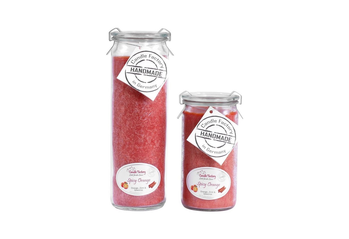 Candle Factory Duftkerze Candle Factory Kerzen-Set Spicy Orange Big + Mini Jumbo Duftkerze von Candle Factory