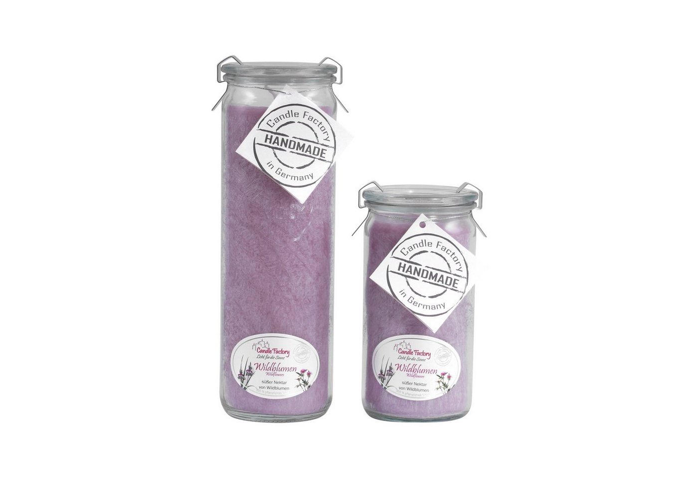Candle Factory Duftkerze Candle Factory Kerzen-Set Wildblumen Big + Mini Jumbo Duftkerze Candle Factory Duftkerze Candle Factory Kerzen-Set Wildblumen Big + Mini Jumbo Duftkerze von Candle Factory