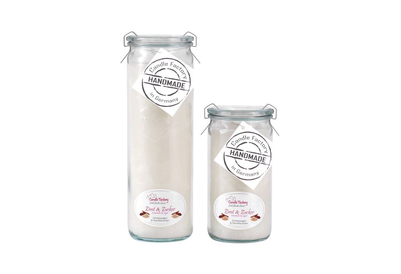 Candle Factory Duftkerze Candle Factory Kerzen-Set Zimt & Zucker Big + Mini Jumbo Duftkerze von Candle Factory