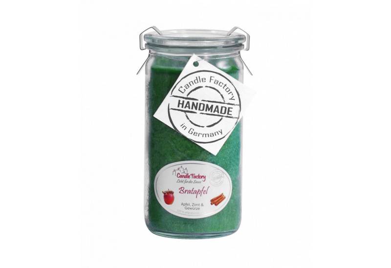 Candle Factory Duftkerze Candle Factory Mini Jumbo Bratapfel Duft Duftkerze Dekokerze von Candle Factory