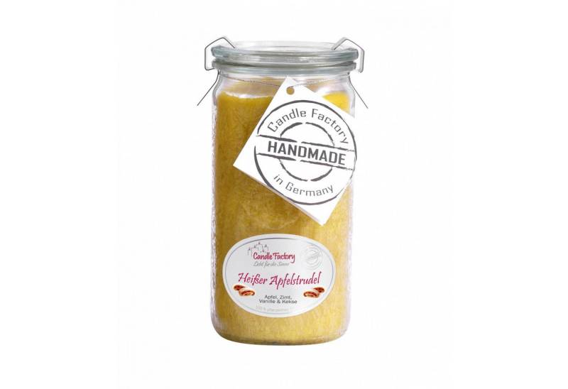 Candle Factory Duftkerze Candle Factory Mini Jumbo Heißer Apfelstrudel Duftkerze Dekokerze von Candle Factory