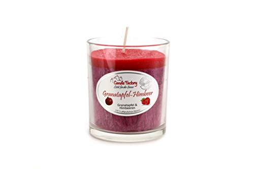 Candle Factory Party Light Duftkerze im Glas Duft: Granatapfel Himbeere von Candle Factory