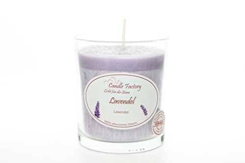Candle Factory Party Light Duftkerze im Glas Duft: Lavendel von Candle Factory
