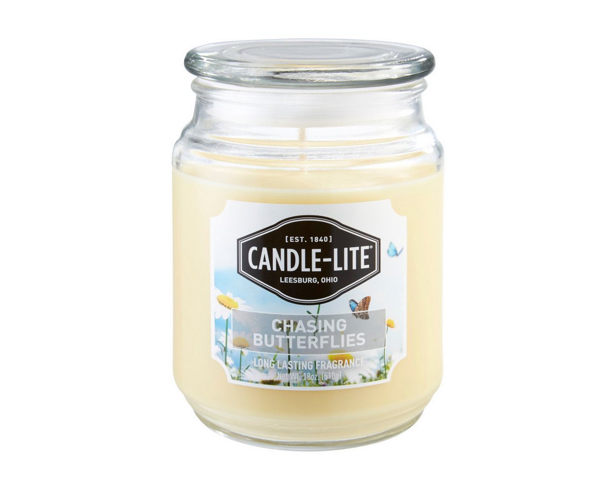 Candle-lite™ Duftkerze Duftkerze Chasing Butterflies - 510g (Einzelartikel) von Candle-lite™