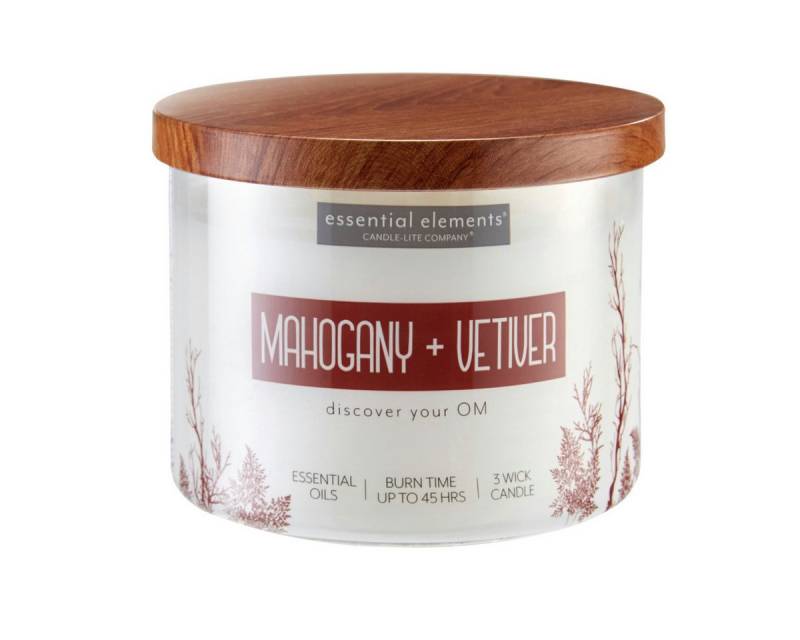 Candle-lite™ Duftkerze Duftkerze Mahogany & Vetiver - 418g (1.tlg) von Candle-lite™