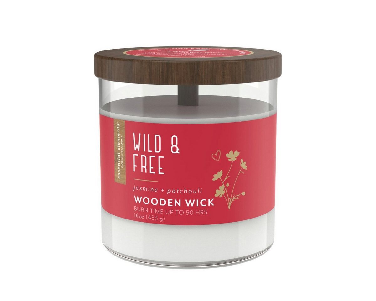 Candle-lite™ Duftkerze Duftkerze mit Holzdocht Wild & Free - 454g (1.tlg) von Candle-lite™