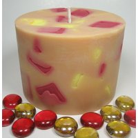 Herbst Stumpenkerzen - Herbstlaub, Pecan Pie von CandleAbracadabra