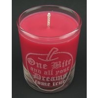 Schneewittchen Giftapfel Mini Kerze Schneewittchen Giftapfel Mini Kerze von CandleAbracadabra