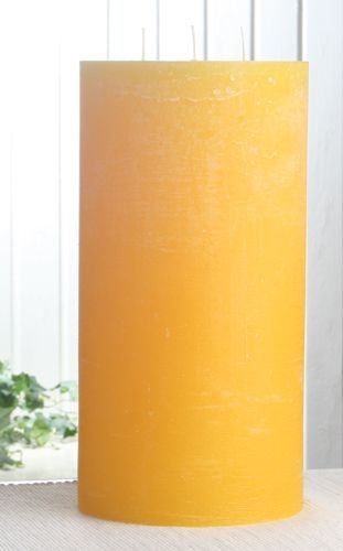 CandleCorner Rustik-Kerzen Dreidochtkerze, 30 x 15 cm Ø, Zitronengelb - Unparfümiert - Mehrdochtkerze - Kerze - Zuhause - Allg. Wohnraumdekoration - Rustikal CandleCorner Rustik-Kerzen Dreidochtkerze, 30 x 15 cm Ø, Zitronengelb - Unparfümiert - Mehrdochtkerze - Kerze - Zuhause - Allg. Wohnraumdekoration - Rustikal von CandleCorner Rustik-Kerzen