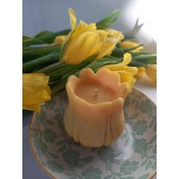 Blumenkerze Tulpe Kerze Blume Aus Rapswachs Frühling Kerzen Dekokerze Geschenkkerze Tischdeko Geschenk von CandleFee