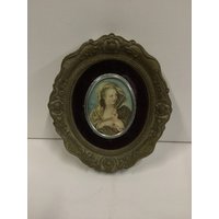 Eine Cameo Creations Frau Mit Fächer Wandbehang von CandleLiteGiftShop