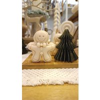Handgemachte Pfefferkuchenmännchen /Kerze in Pfefferkuchendesign/Weihnachtliche Kerzen/ Weihnachtskerzen Handgemachte Pfefferkuchenmännchen /Kerze in Pfefferkuchendesign/Weihnachtliche Kerzen/ Weihnachtskerzen von CandleYve