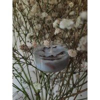 Runde Teelichter Kerzen// Sojabohnenöl // Blumen von CandlesByHira