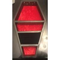 Sarg Schmuckschatulle Regal Massivholz Wandregal Gothic Dracula Stil Décor | 22-1/2 L X14-1/2 B X 3-1/2 T Unisex von CandlesSoapAndMore