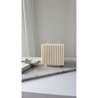 Geschenk Für Ihn | Würfel Kerze Xxl Cube Kerze Große Besondere Kerzen von CandlesandFlames