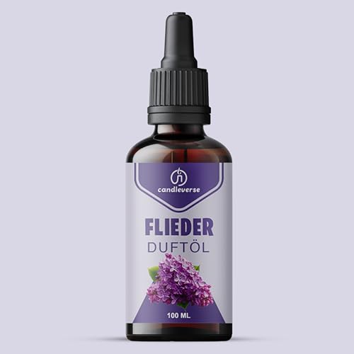Candleverse Premium Kerzenduftöl [Flieder] – Angereichert mit natürlichen ätherischen Ölen - Intensives Aroma für DIY-Kerzenprojekte – 100ml von Candleverse