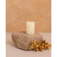 Bienenwachssäule 5cm - Weiß Honig Handgemachte Natürliche Kerze Handgerolltes Heimgeschenk Baumwolldocht Wohnzimmer Duftdeko Bienenwachssäule 5cm - Weiß Honig Handgemachte Natürliche Kerze Handgerolltes Heimgeschenk Baumwolldocht Wohnzimmer Duftdeko von Candlys
