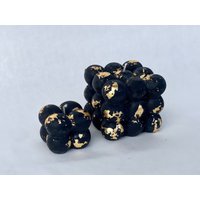 2Er Set Sojakerze Bubble Cube, Handgemachte Kerze Verziert Mit Goldflocken 2Er Set Sojakerze Bubble Cube, Handgemachte Kerze Verziert Mit Goldflocken von CandmeCandles