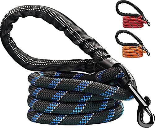 Candure Hundeleine Große Hunde und Kleine Hunde, Trainingsleine für Hunde, Bissfeste Hundeleine, Schleppleine Rund mit Weich Gepolsterter, Tauleine Hund 1.5M Dog Leash Hausleine für Hunde Blau Candure Hundeleine Große Hunde und Kleine Hunde, Trainingsleine für Hunde, Bissfeste Hundeleine, Schleppleine Rund mit Weich Gepolsterter, Tauleine Hund 1.5M Dog Leash Hausleine für Hunde Blau von Candure