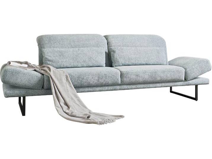 2-Sitzer 3C CANDY Mallow Designsofa mit Komfortfunktionen, modern und bequem , grün (mint), B:228cm H:83cm T:103cm, 100% Polyester, Sofas, Verstellbare Armlehne und Kopfteil, manuelle Sitztiefenverstellung von Candy-Polstermöbel