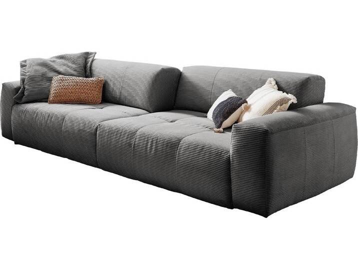 3C Candy Big-Sofa Yoshy Mega Sofa mit Komfortfunktionen, modern und bequem, Zwei Sitztiefen durch verstellbare Rückenlehne, Bezug in Cord von Candy-Polstermöbel