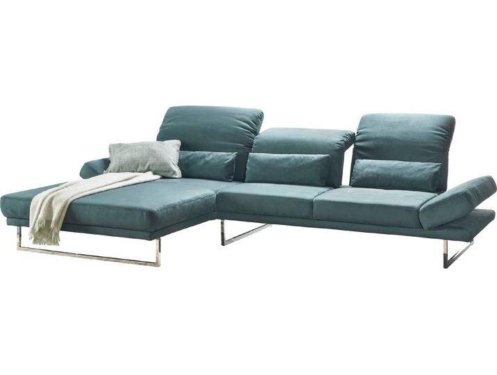 3C Candy Ecksofa Mallow Designsofa mit Komfortfunktionen, modern und bequem, L-Form, Verstellbare Armlehne und Kopfteil, manuelle Sitztiefenverstellung von Candy-Polstermöbel